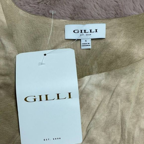 Gilli Neutral Tie Dye Sleeveless Scoop Neck Fit And Flare Dress Size Sma… - Picture 6 of 11